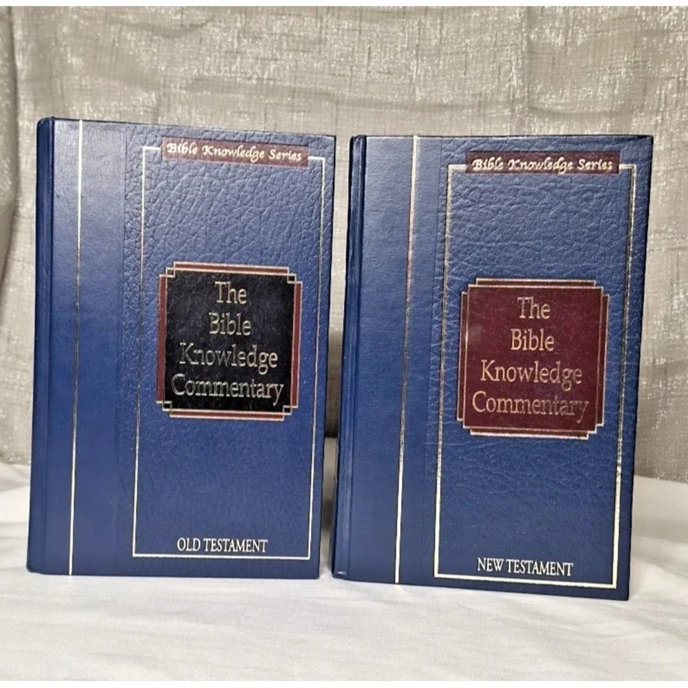 The‎ Bible Knowledge Commentary 2 Volume Set Walvoord Zuck Hardcover Cook 2000